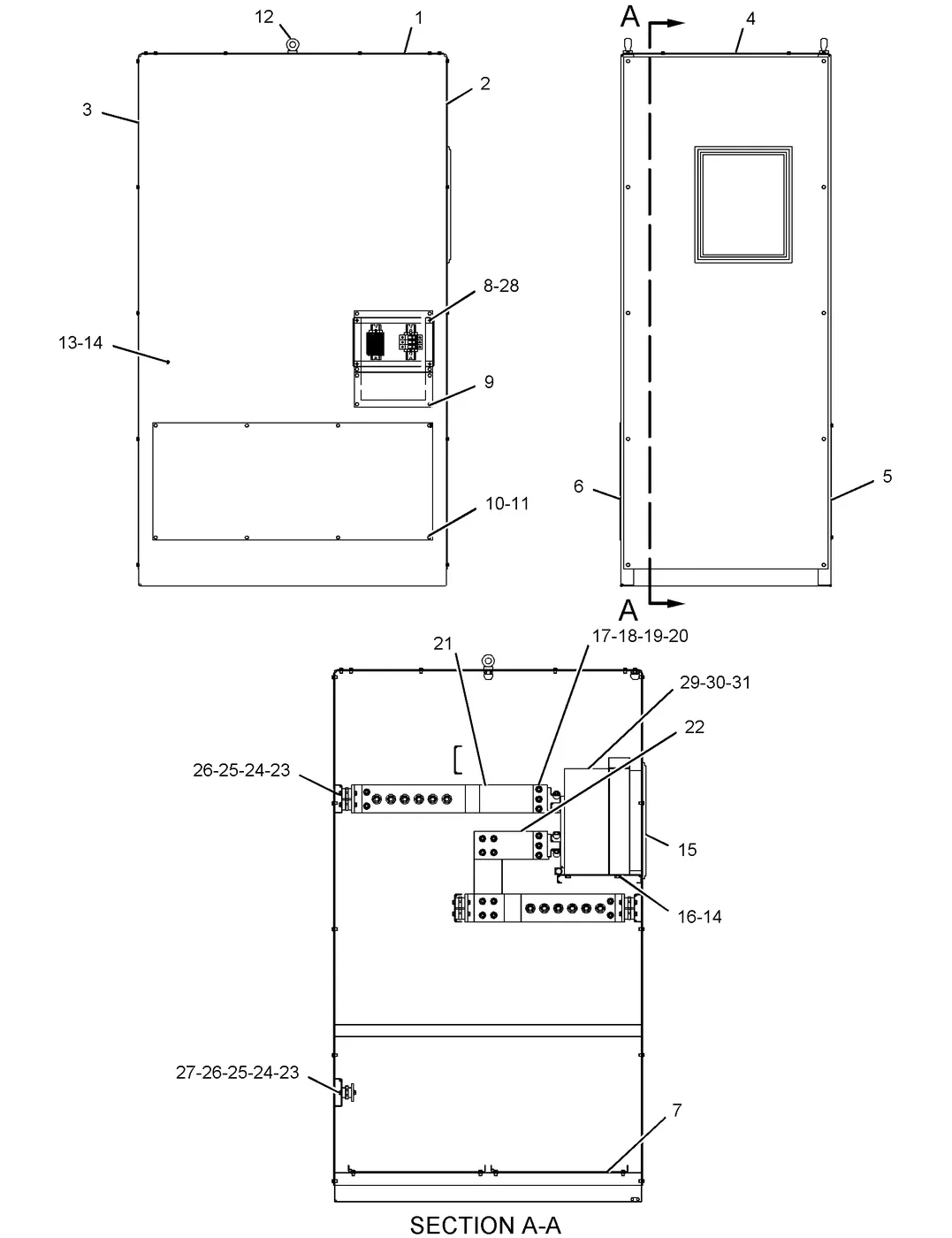 3412C · ELECTRICAL AND STARTING SYSTEM · 238-2615 CAT parts diagram