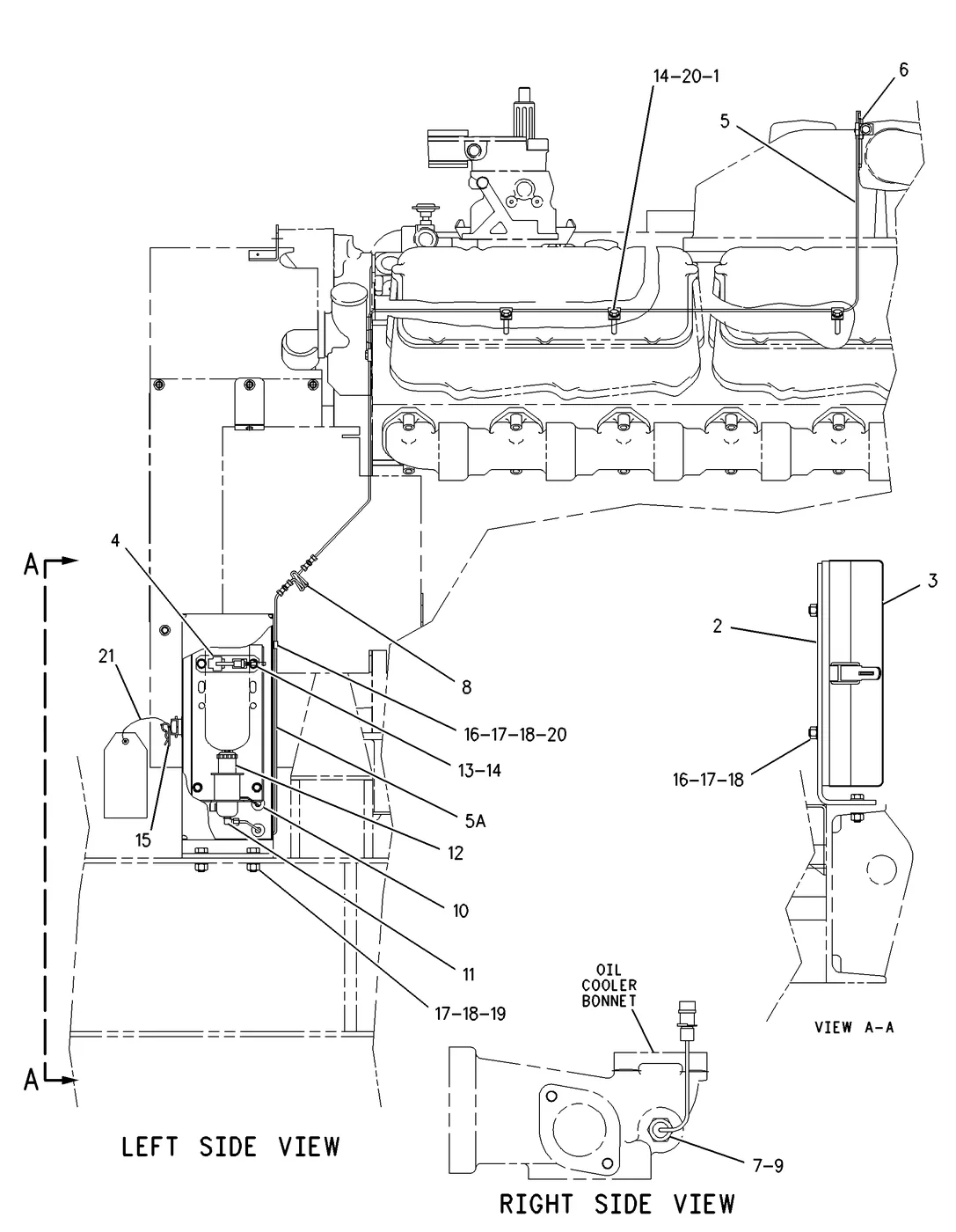3412C 9F6595 parts diagram