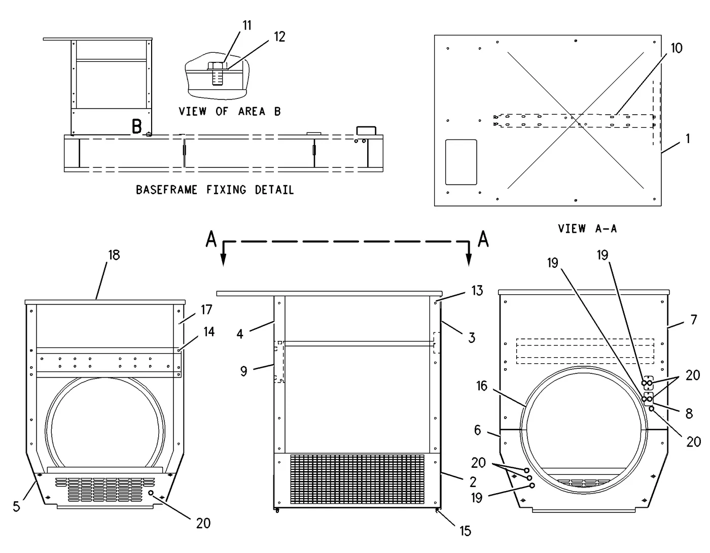 3412C 9X2126 parts diagram