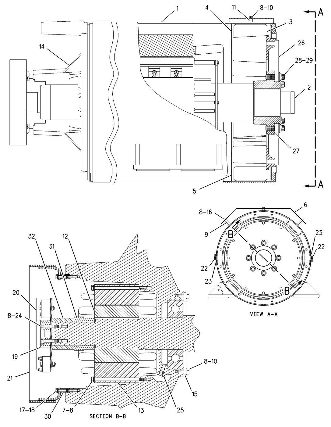 3412C · GENERATORS · 149-2429 CAT parts diagram