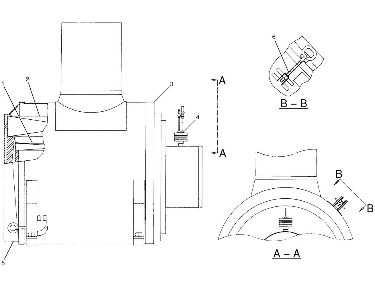 345B · AIR INLET AND EXHAUST SYSTEM · 124-1699 CAT parts diagram
