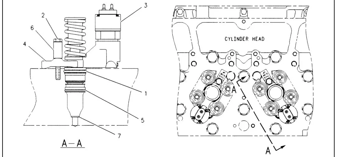 345B 9X7317 parts diagram