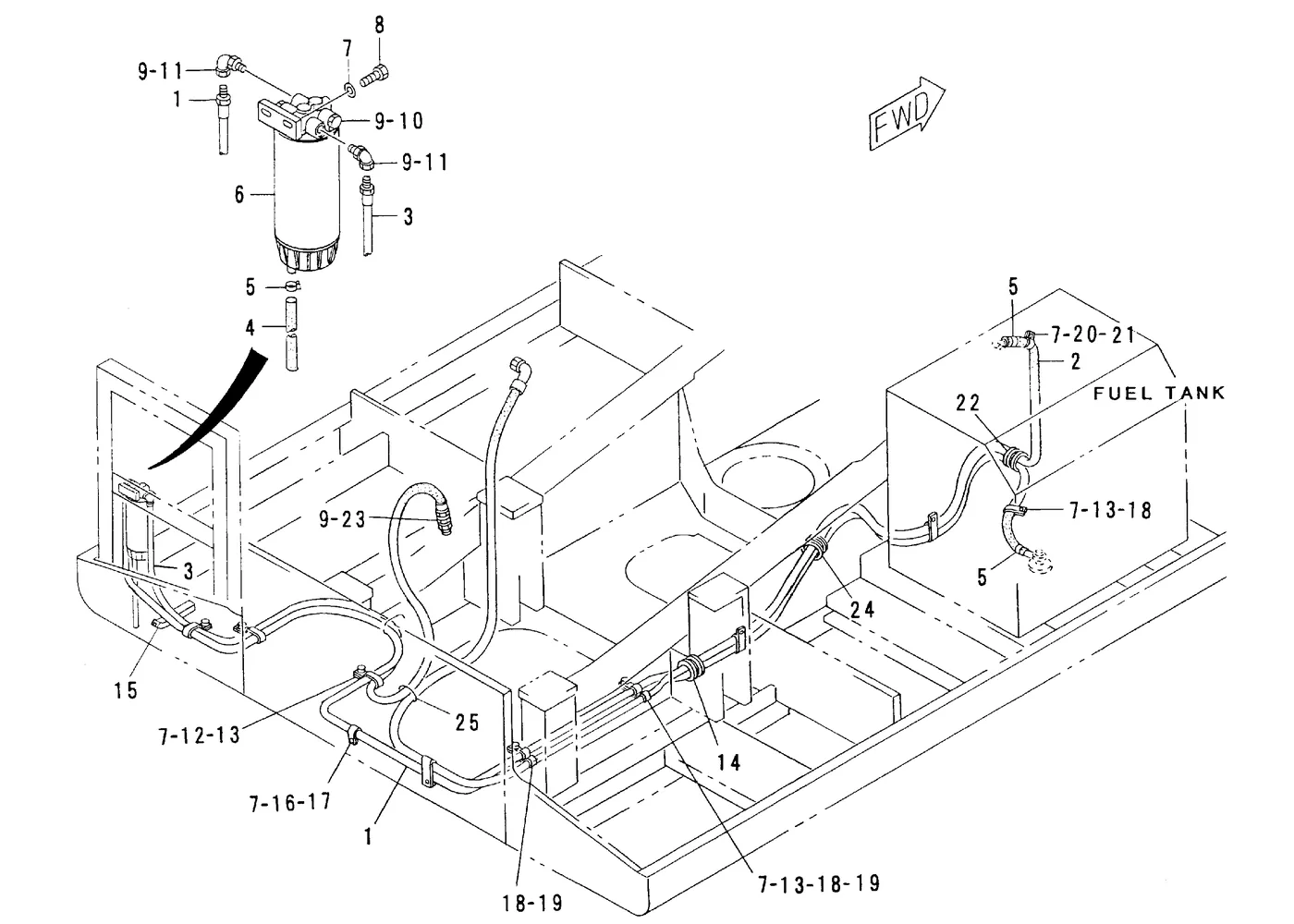 345B 3K0360 parts diagram