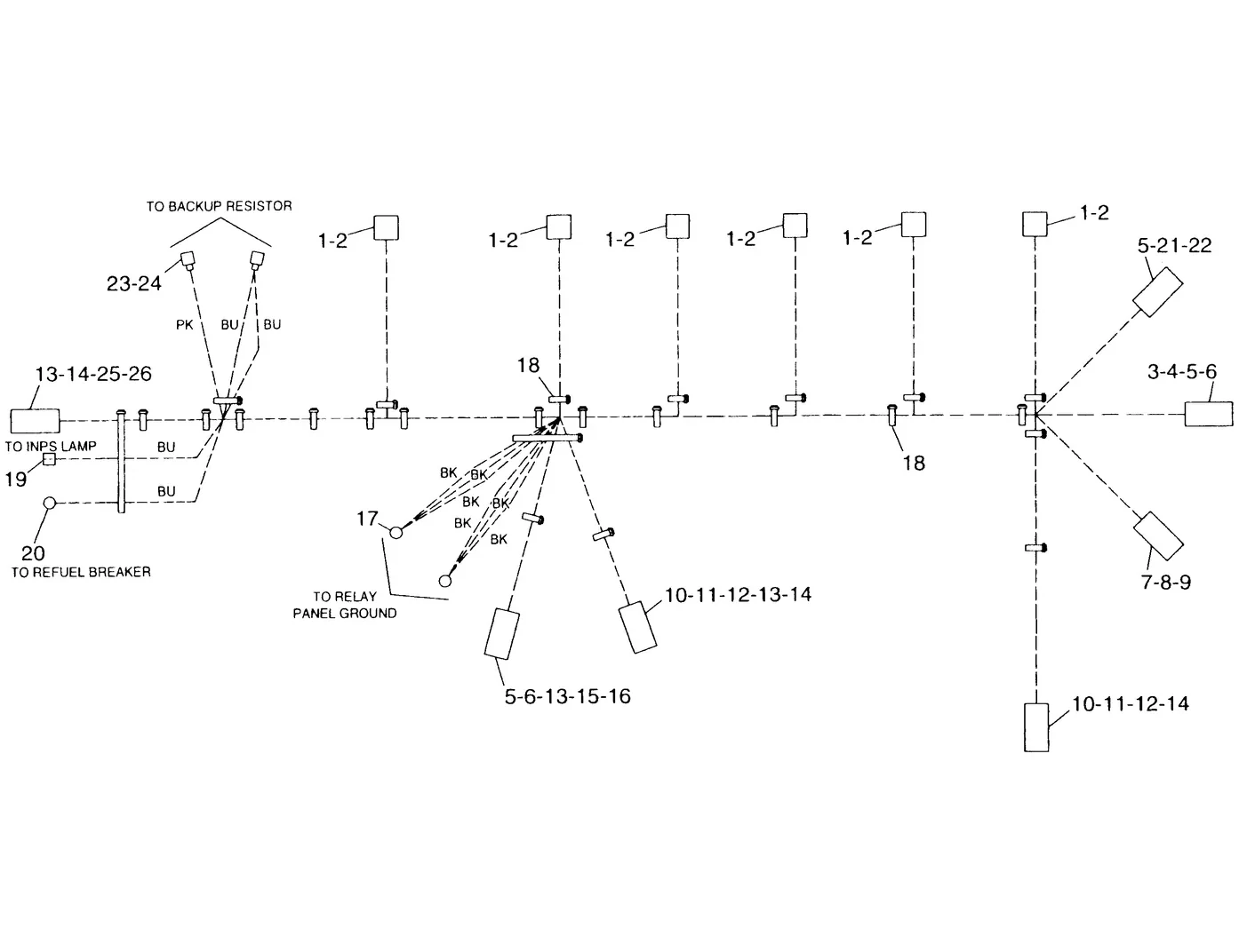 345B · ELECTRICAL AND STARTING SYSTEM · 143-1603 CAT parts diagram
