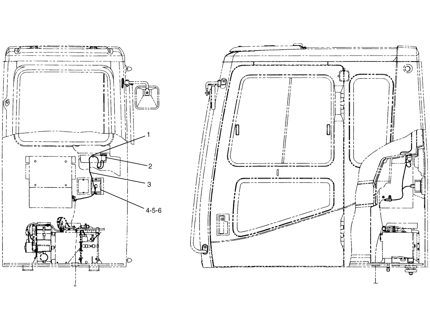345B · ELECTRICAL AND STARTING SYSTEM · 116-0159 CAT parts diagram