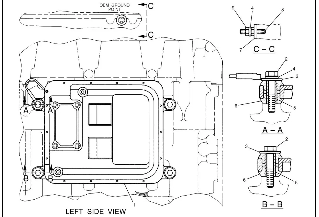 345B 8T9655 parts diagram