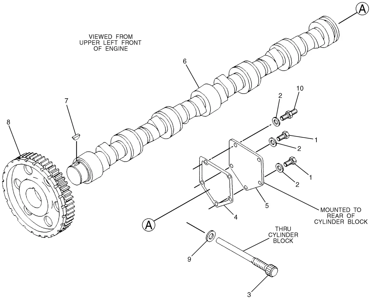 345B · BASIC ENGINE · 115-9382 CAT parts diagram