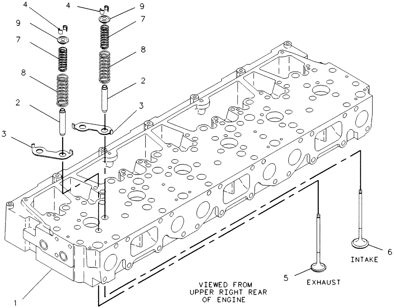 345B · BASIC ENGINE · 132-3245 CAT parts diagram