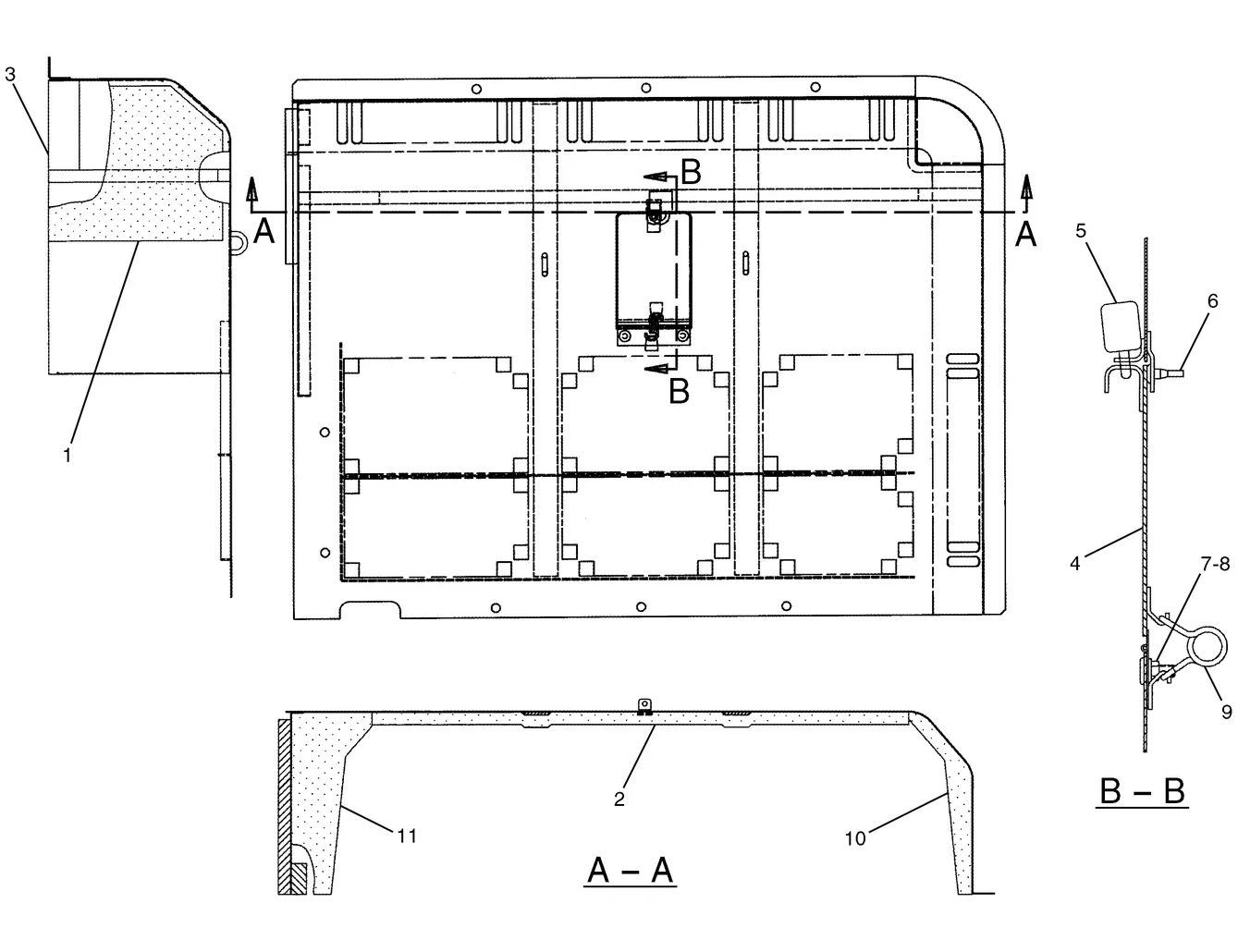345B · FRAME AND BODY · 141-6488 CAT parts diagram