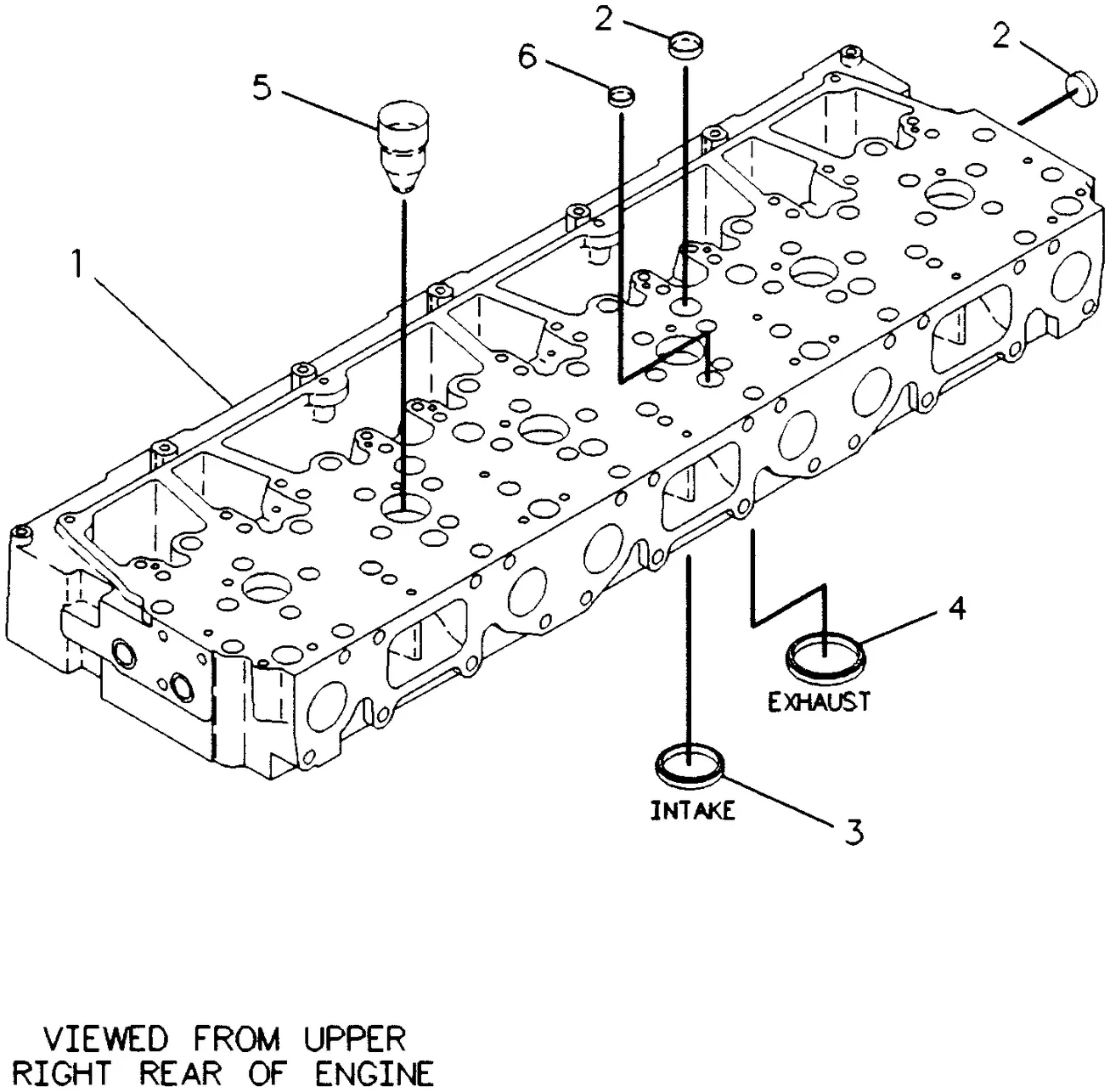 345B · BASIC ENGINE · 132-3251 CAT parts diagram