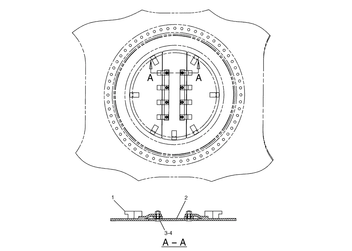 345B 9X8257 parts diagram