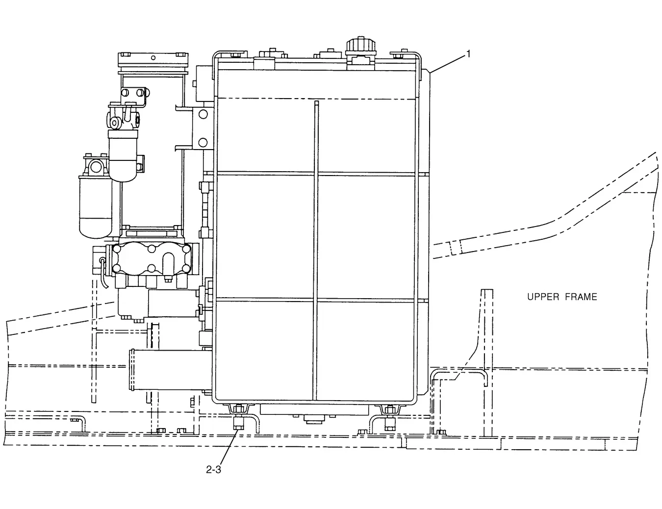 345B · HYDRAULIC SYSTEM · 126-2110 CAT parts diagram