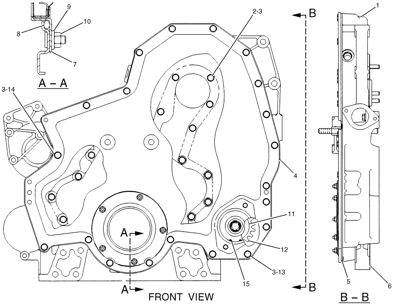 345B · BASIC ENGINE · 115-3006 CAT parts diagram