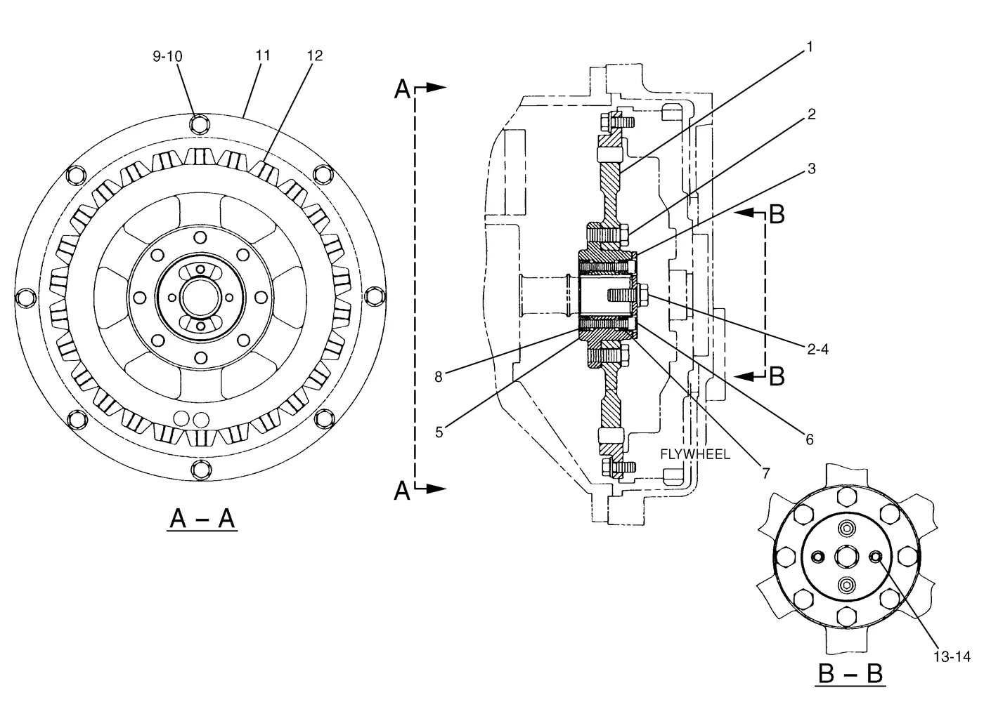345B · HYDRAULIC SYSTEM · 124-1678 CAT parts diagram