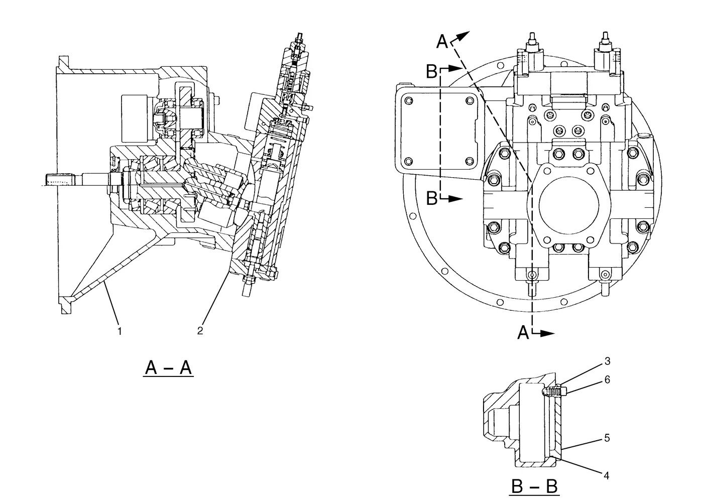 345B · HYDRAULIC SYSTEM · 123-1993 CAT parts diagram
