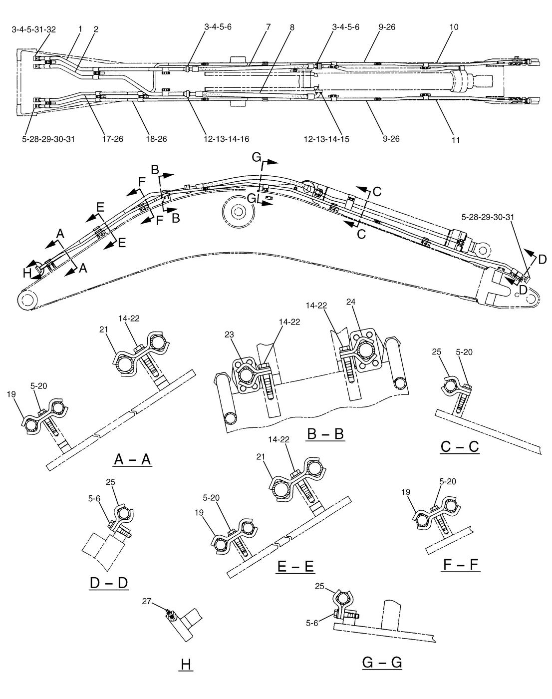 5P-8814 - HOSE (166cm)