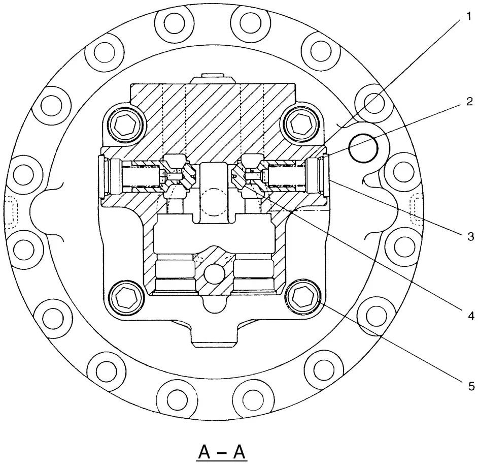 345B · HYDRAULIC SYSTEM · 137-3717 CAT parts diagram