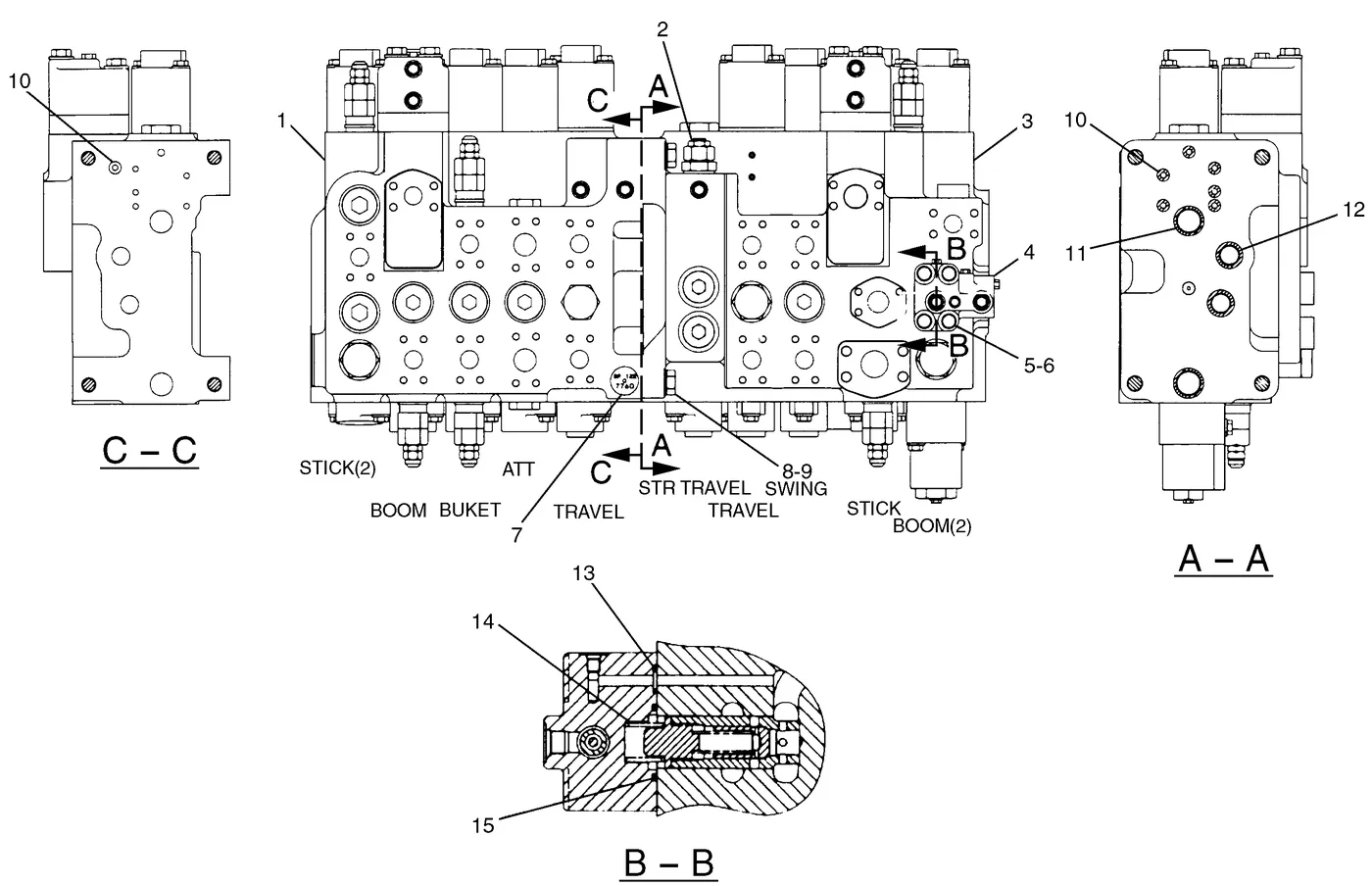 345B 7Y5219 parts diagram