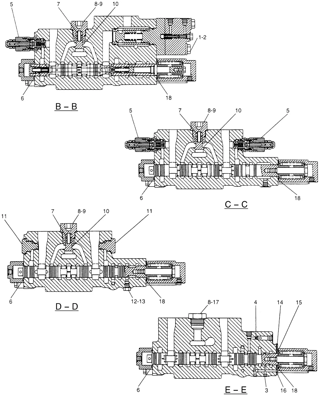 345B · HYDRAULIC SYSTEM · 122-7761 CAT parts diagram