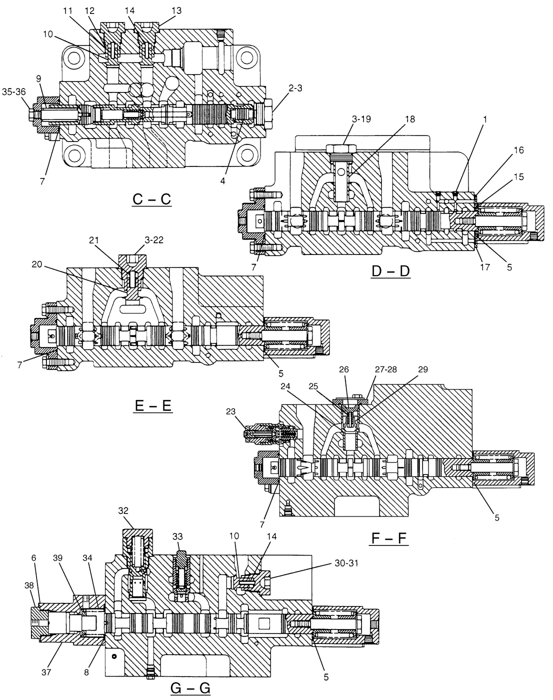 345B · HYDRAULIC SYSTEM · 122-7762 CAT parts diagram