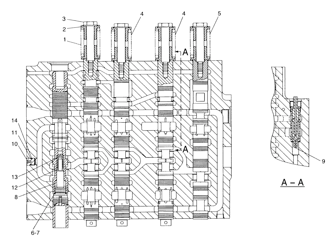 345B · HYDRAULIC SYSTEM · 122-7764