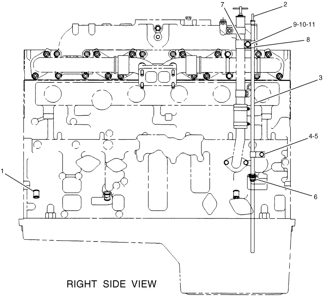 345B · LUBRICATION SYSTEM · 133-7001 CAT parts diagram