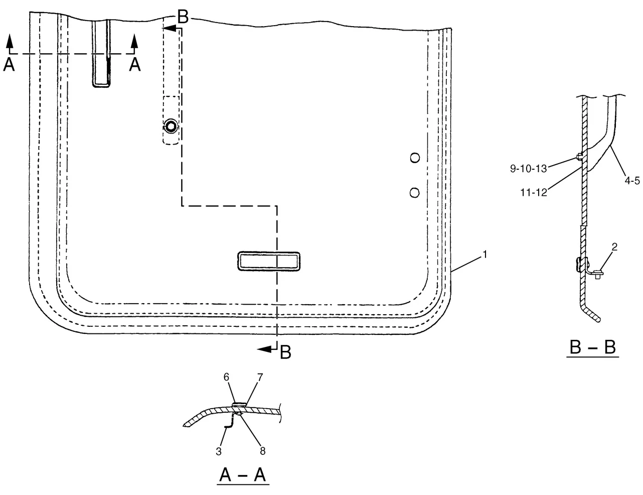 345B · OPERATOR STATION · 128-2156 CAT parts diagram