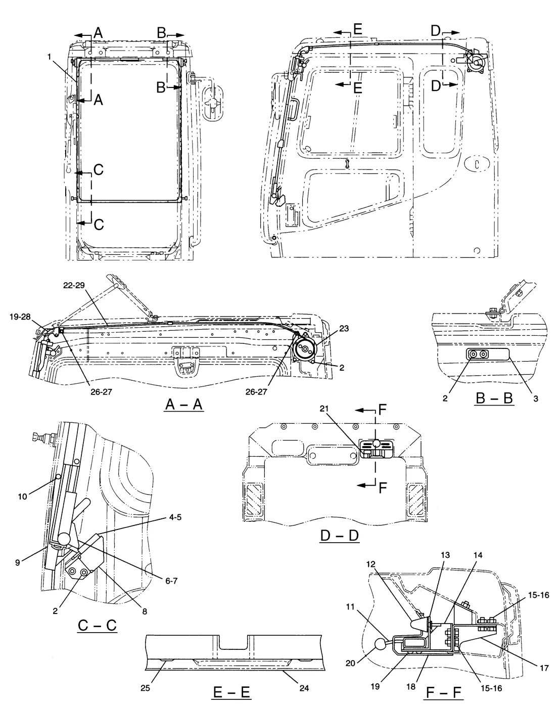 345B · OPERATOR STATION · 111-6273 CAT parts diagram