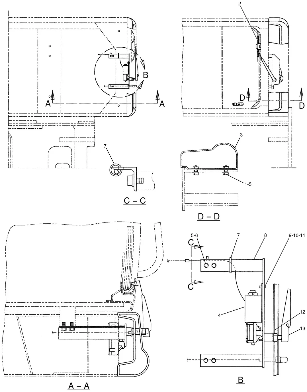 345B · OPERATOR STATION · 139-7215 CAT parts diagram