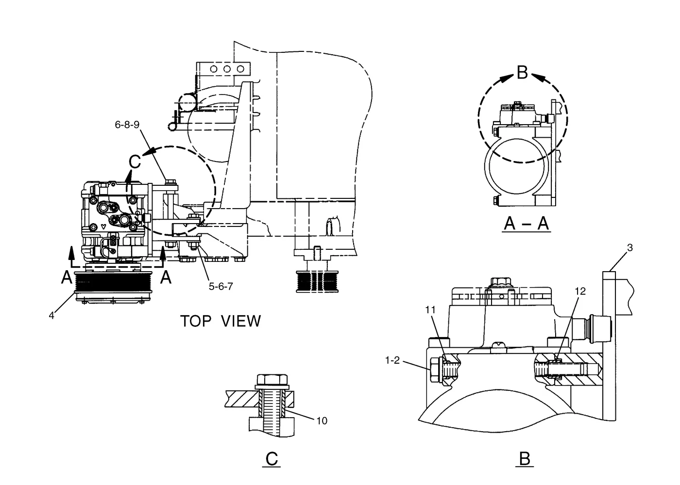 345B 1613632 parts diagram