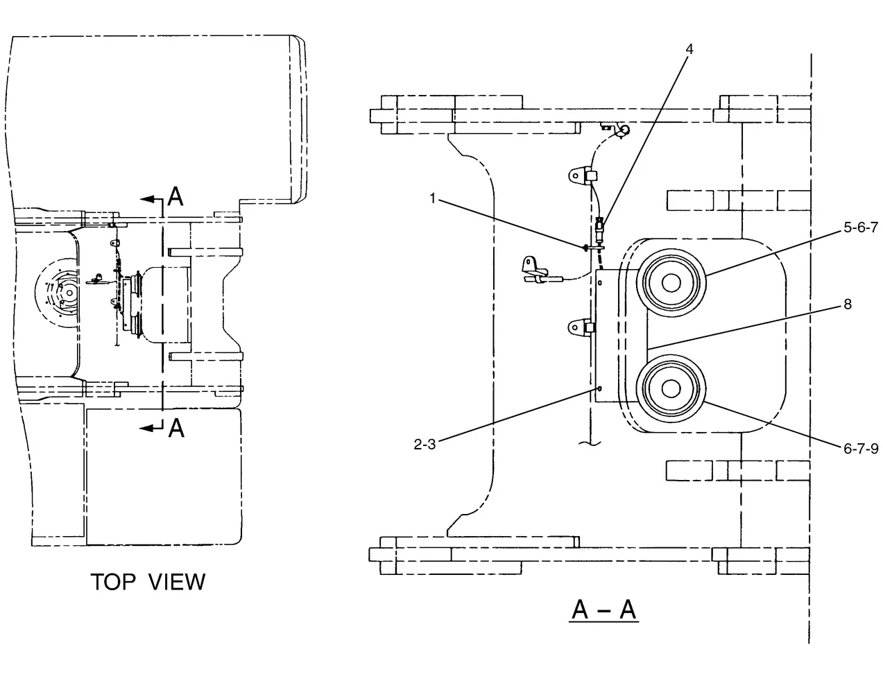 345B · OPERATOR STATION · 125-4852 CAT parts diagram