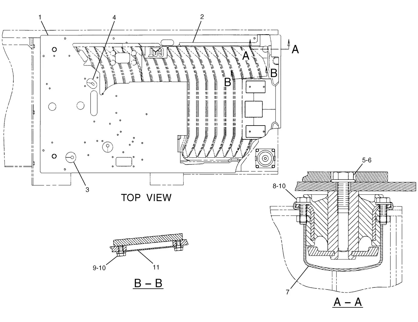 345B · OPERATOR STATION · 154-0591 CAT parts diagram
