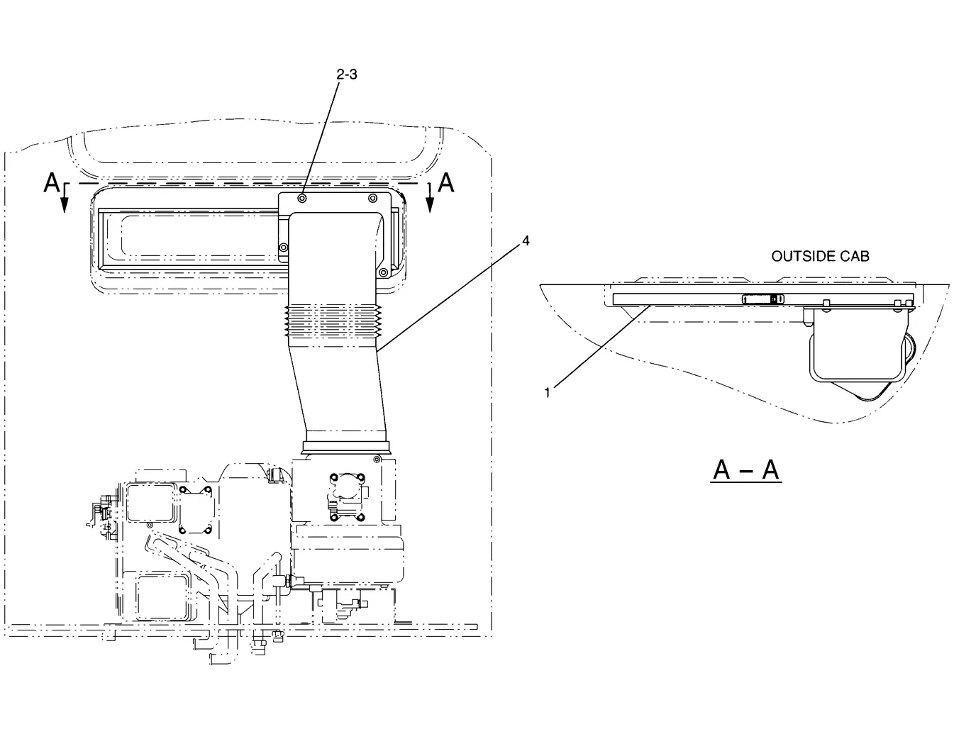 345B · OPERATOR STATION · 128-2149 CAT parts diagram