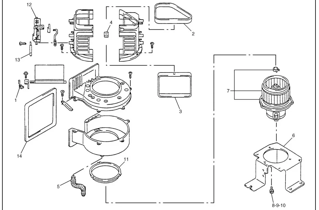 345B 1474835 parts diagram