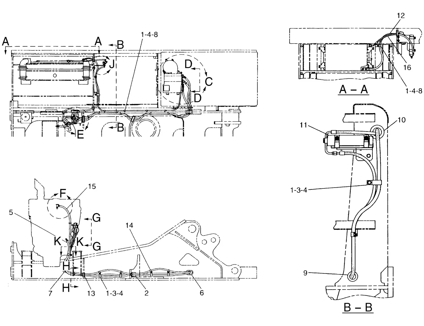 345B · OPERATOR STATION · 128-2146 CAT parts diagram