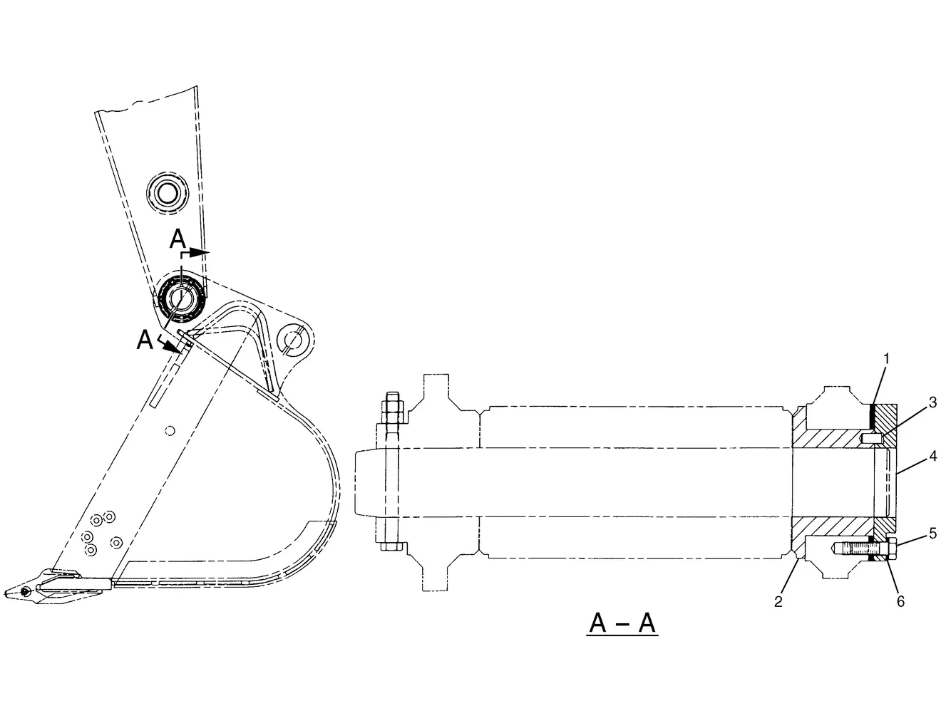 345B · IMPLEMENTS · 087-5960 CAT parts diagram