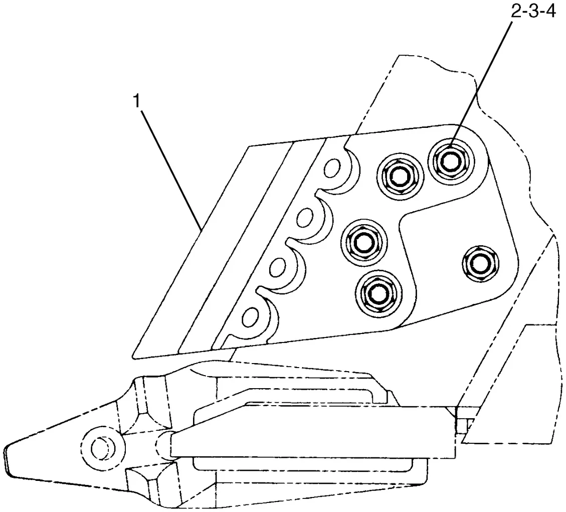 345B · IMPLEMENTS · 087-5960 CAT parts diagram