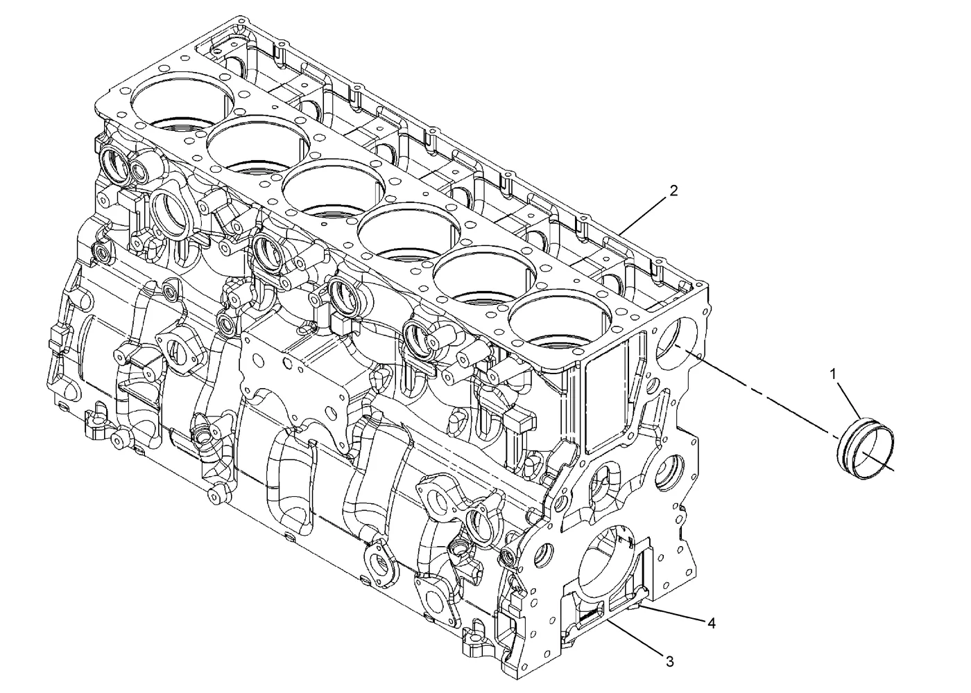 345C · BASIC ENGINE · 252-2180 CAT parts diagram