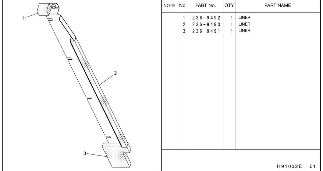 345C 2369492 parts diagram