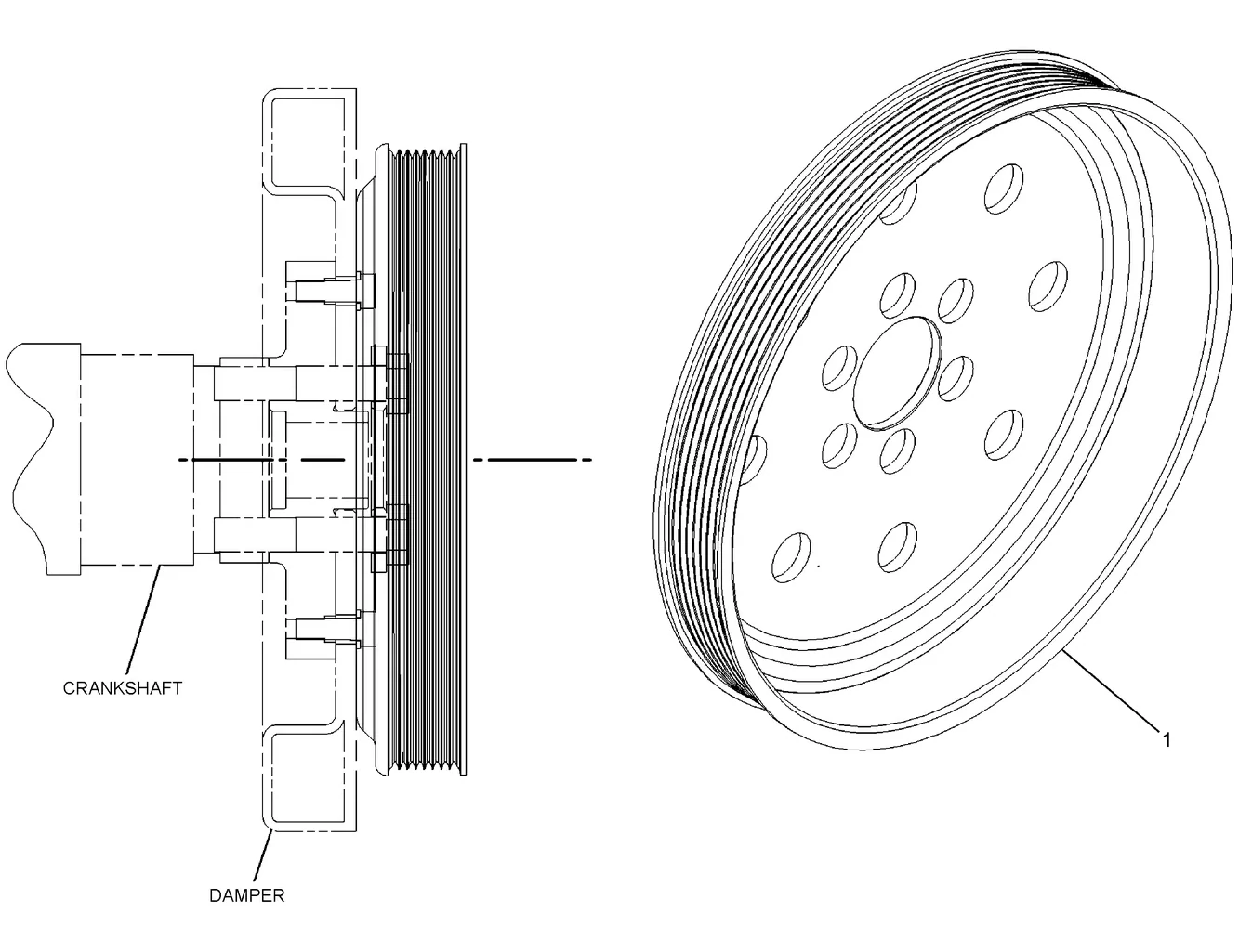 345C · BASIC ENGINE · 207-8103 CAT parts diagram