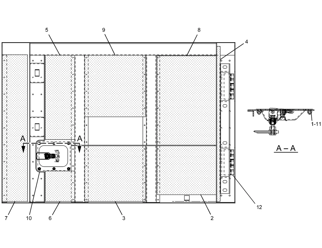 345C · FRAME AND BODY · 256-1768 CAT parts diagram