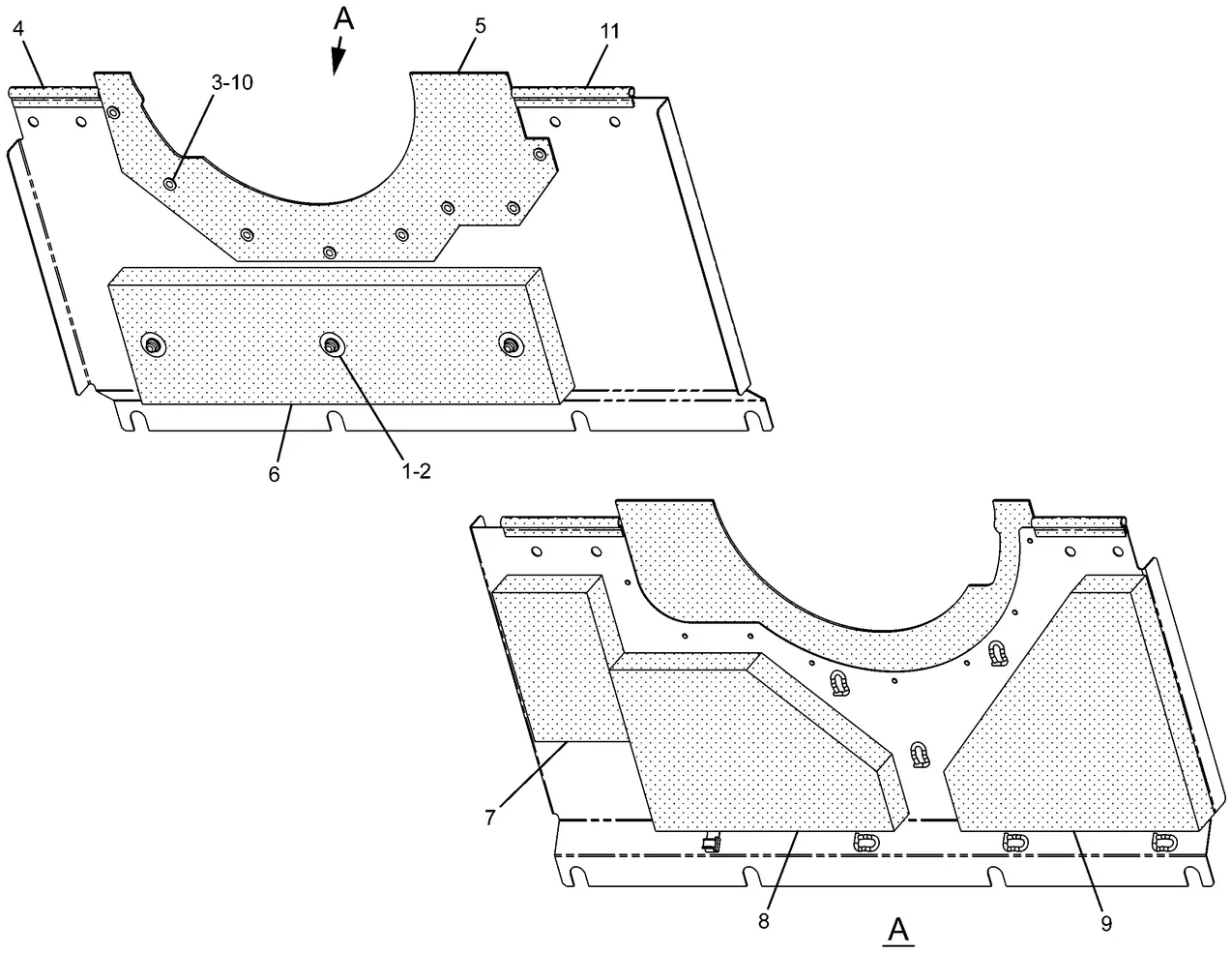 345C · FRAME AND BODY · 223-3162 CAT parts diagram