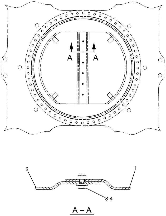 345C · FRAME AND BODY · 151-0466 CAT parts diagram