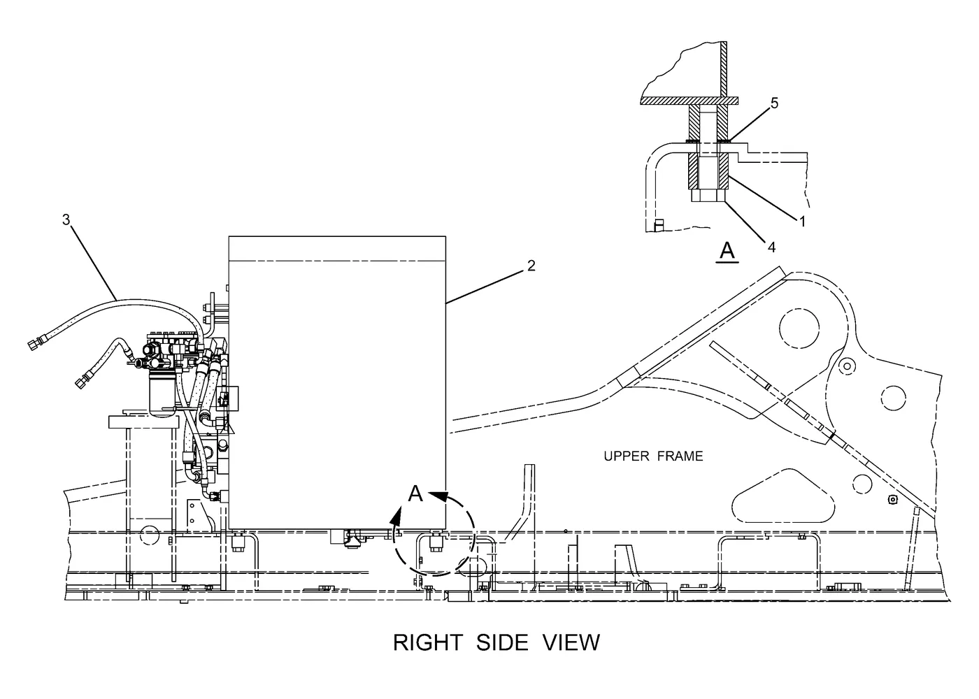 345C · HYDRAULIC SYSTEM · 227-0430 CAT parts diagram