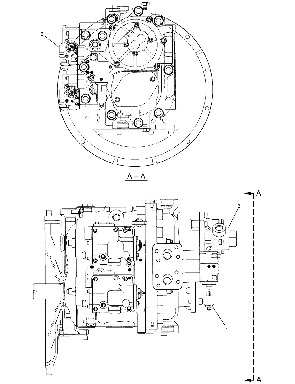 345C · HYDRAULIC SYSTEM · 283-6084 CAT parts diagram