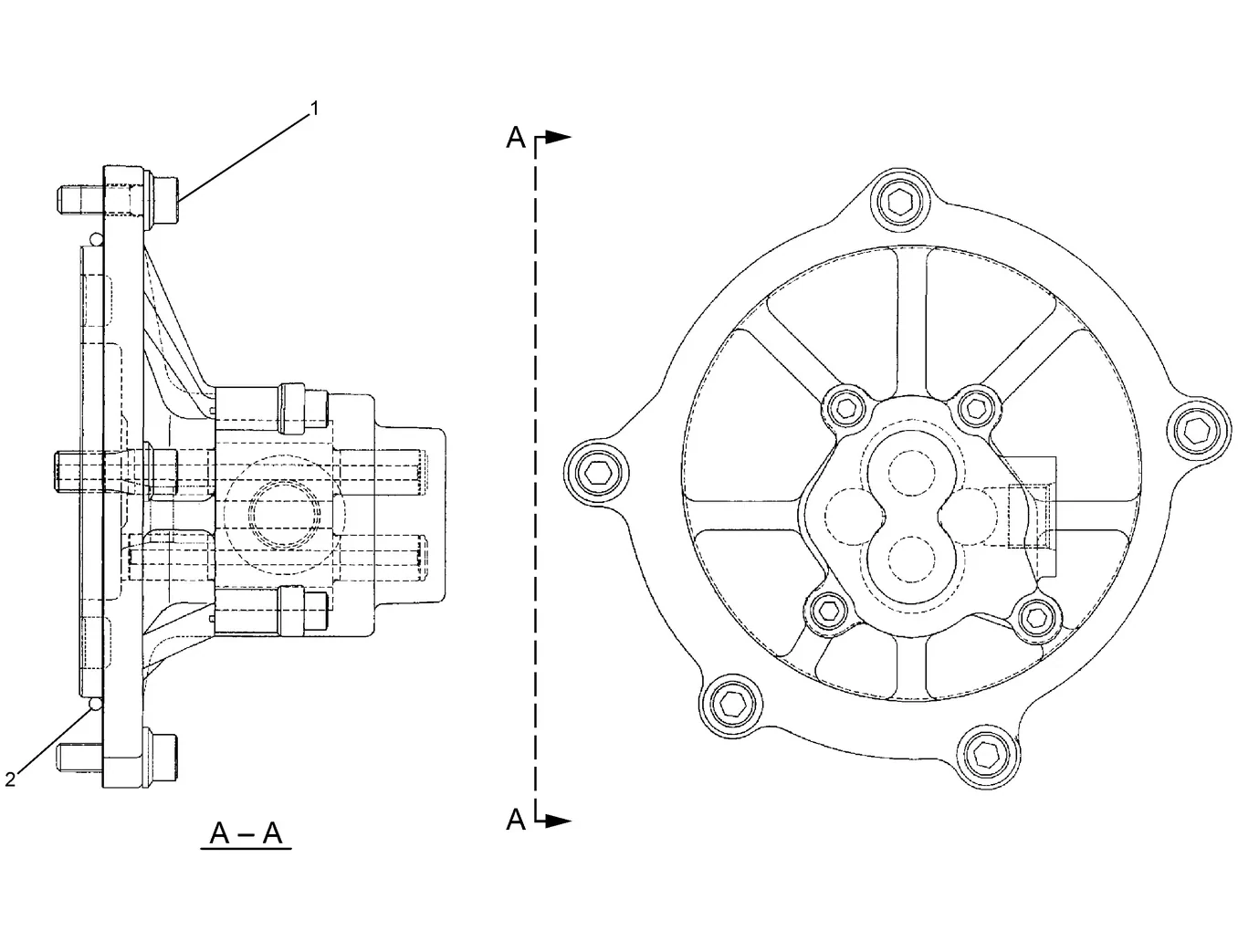 345C · HYDRAULIC SYSTEM · 274-2483 CAT parts diagram