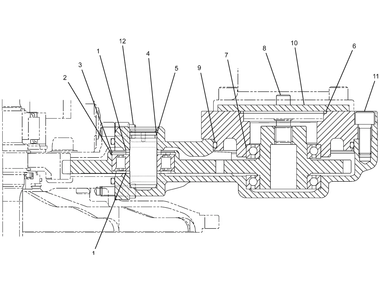 345C · HYDRAULIC SYSTEM · 234-4620 CAT parts diagram