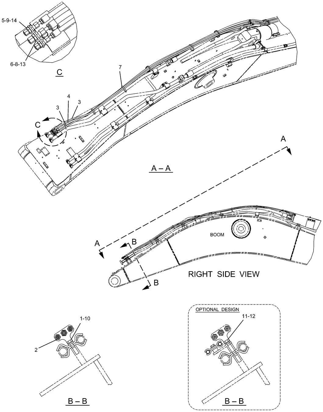 345C · HYDRAULIC SYSTEM · 230-0138 CAT parts diagram