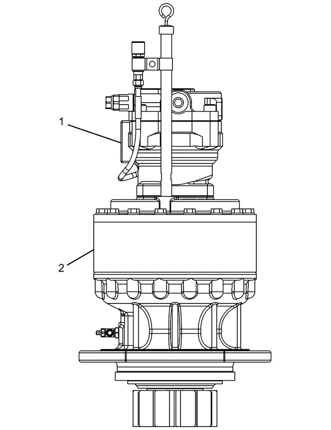 345C · HYDRAULIC SYSTEM · 227-6046 CAT parts diagram