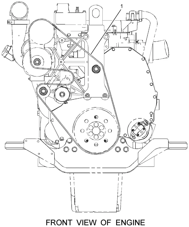 345C · BASIC ENGINE · 230-7215 CAT parts diagram
